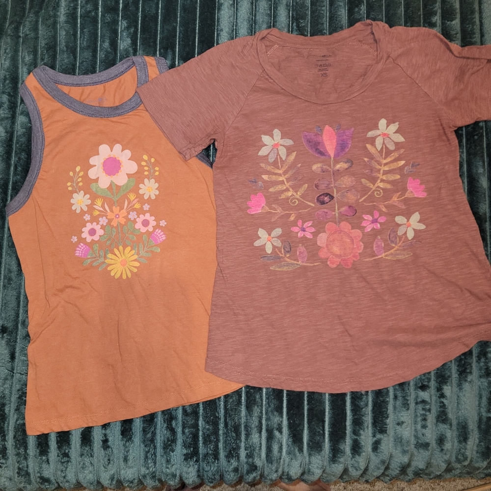 Two Natural life shirts small xs